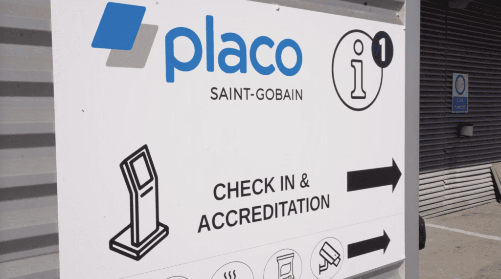 Placo Saint-Gobain signage